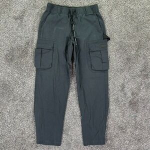 Studio Cargo Jogger Ripstop Pants Dark Grey Mens Small Workwear Casual‎ Workout